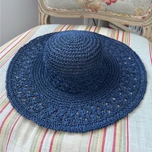 Aerie Crochet Straw Sunhat
